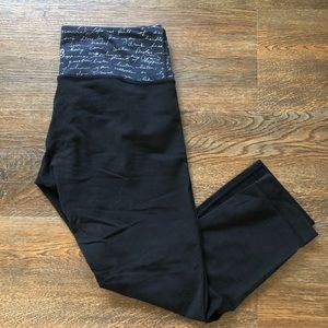 Lululemon cropped leggings